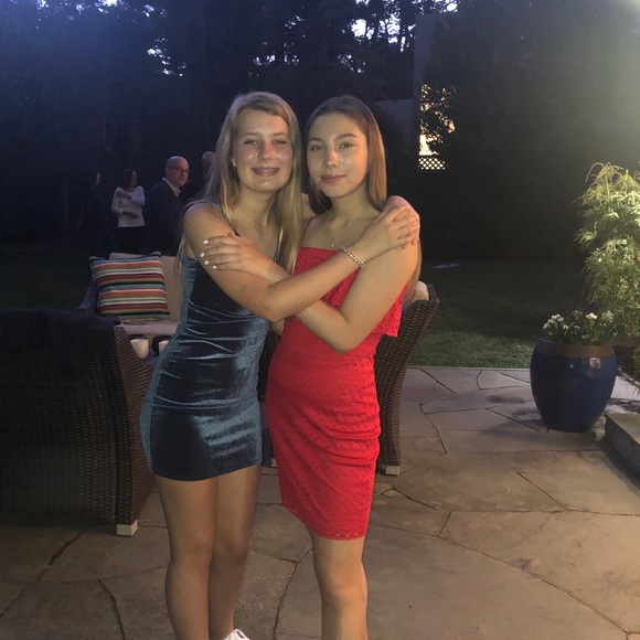 Guess Dresses & Skirts - guess red lace mini dress